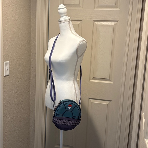 Turtles x Naruto Green Crossbody Bag. NWT Unisex Perfect for the little ones. - Picture 3 of 5